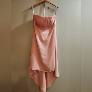 Alfred Angelo Womens Pink Strapless dress